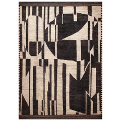 Tappeto moderno geometrico in stile Hollywood Regency Nazmiyal Collection 14' x 19'6"