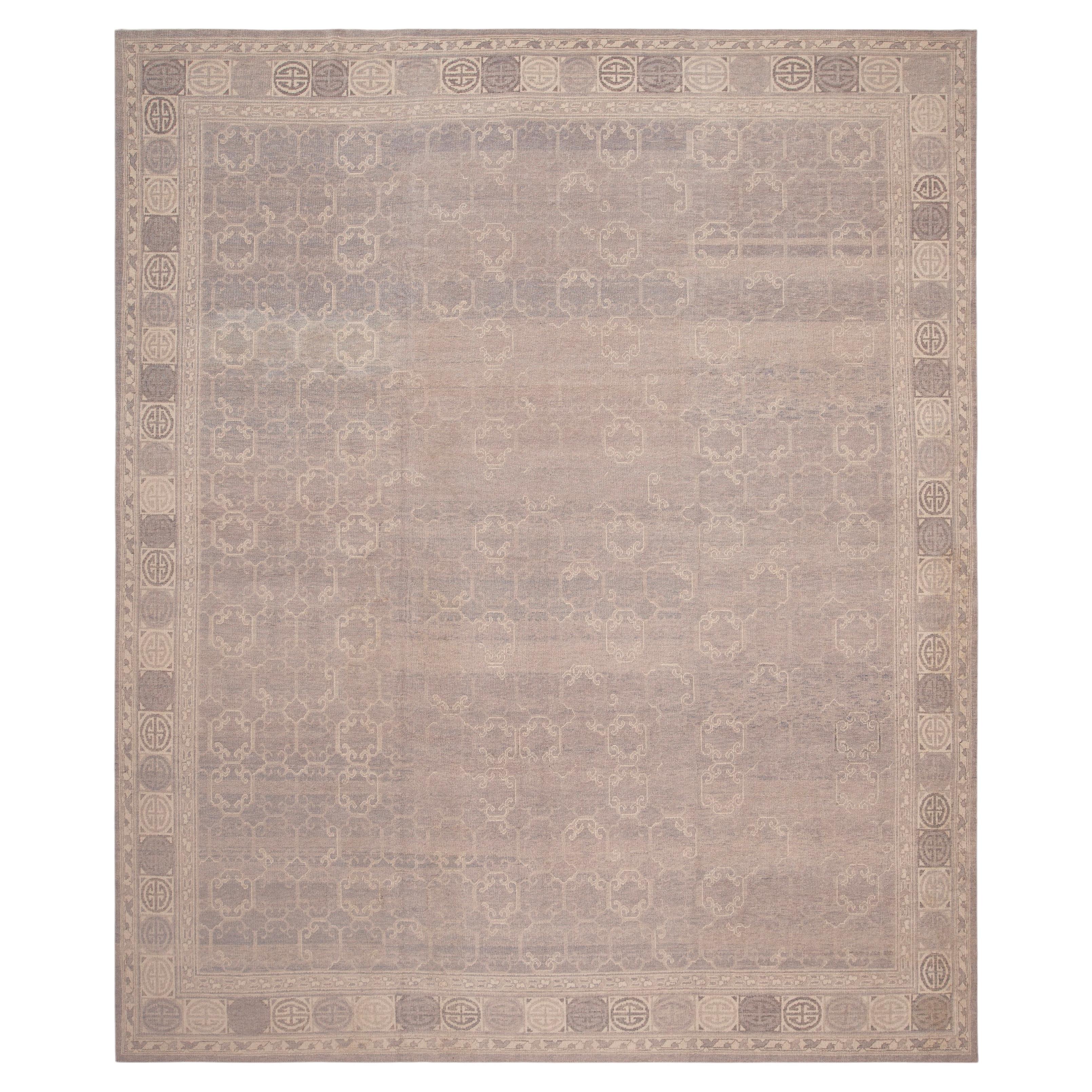 Nazmiyal Collection Modern Khotan Area Rug 11 ft x 13 ft 1 in