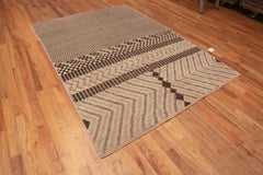 Nazmiyal Collection Modern Moroccan Berber Beni Ourain Design Rug 6'9" x 9'8"