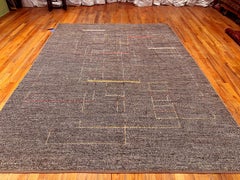 Nazmiyal Collection Modern Neutral Tone Minimalist Rug 8 ft 10 in x 11 ft 11 in