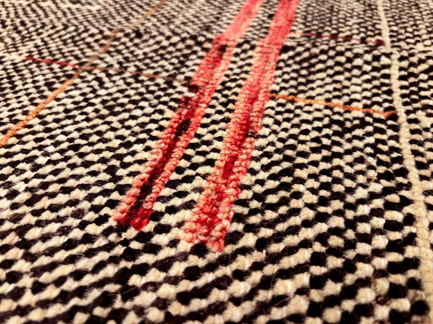 Nazmiyal Collection Moderne Neutralton Minimalist Teppich 8 ft 10 in x 11 ft 11 in (21. Jahrhundert und zeitgenössisch) im Angebot