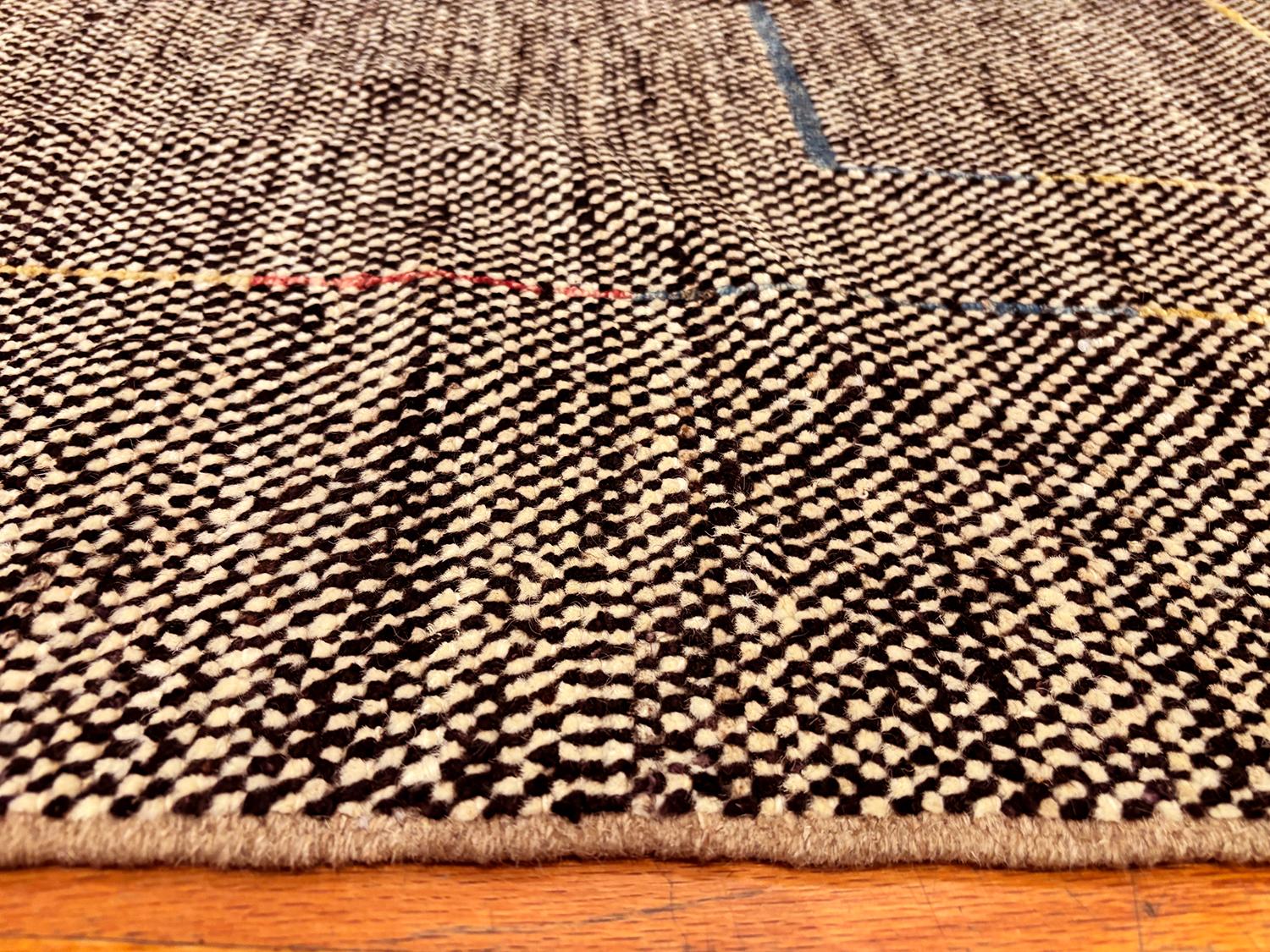 Nazmiyal Collection Moderne Neutralton Minimalist Teppich 8 ft 10 in x 11 ft 11 in im Angebot 1