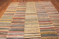 Nazmiyal Collection Modern Rag Rug. 9 ft 8 in x 11 ft 10 in