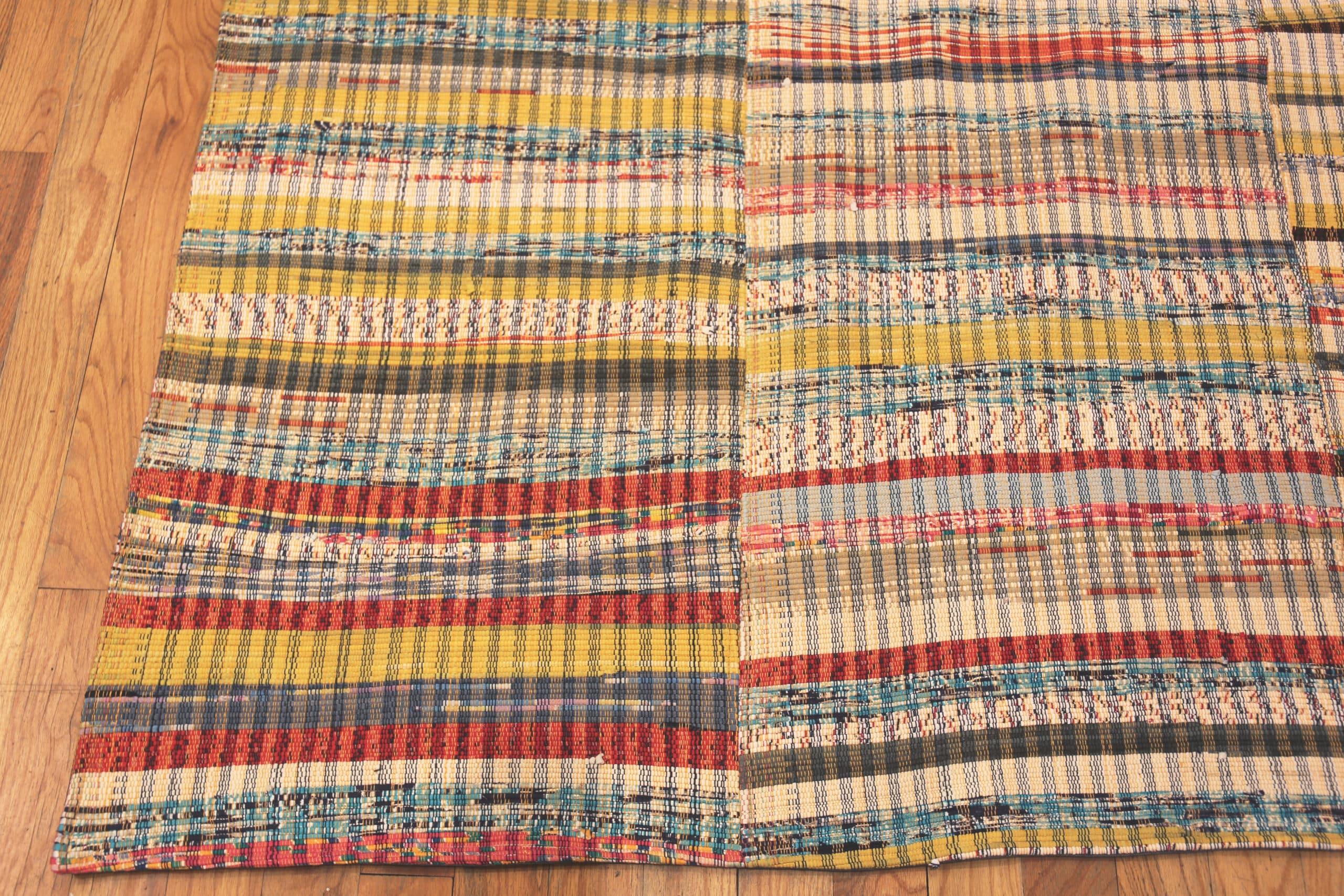 Moderne Tapis Rag moderne de la collection Nazmiyal. 9 pieds 8 po. x 11 pieds 10 po. en vente