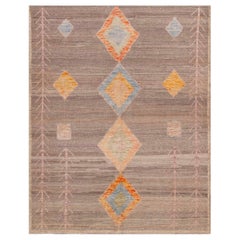 Nazmiyal Collection Modern Small Size Tribal Geometric Area Rug 5'1" x 6'4"