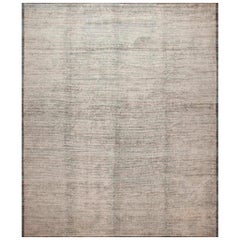 Nazmiyal Collection Tappeto da Area in Pile di Lana con Design Astratto Moderno e Solido 13'5" x 16'
