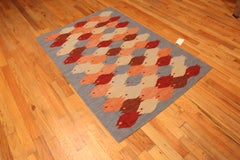 Nazmiyal Collection Modern Swedish Style Kilim Rug 4 ft 2 in x 6 ft