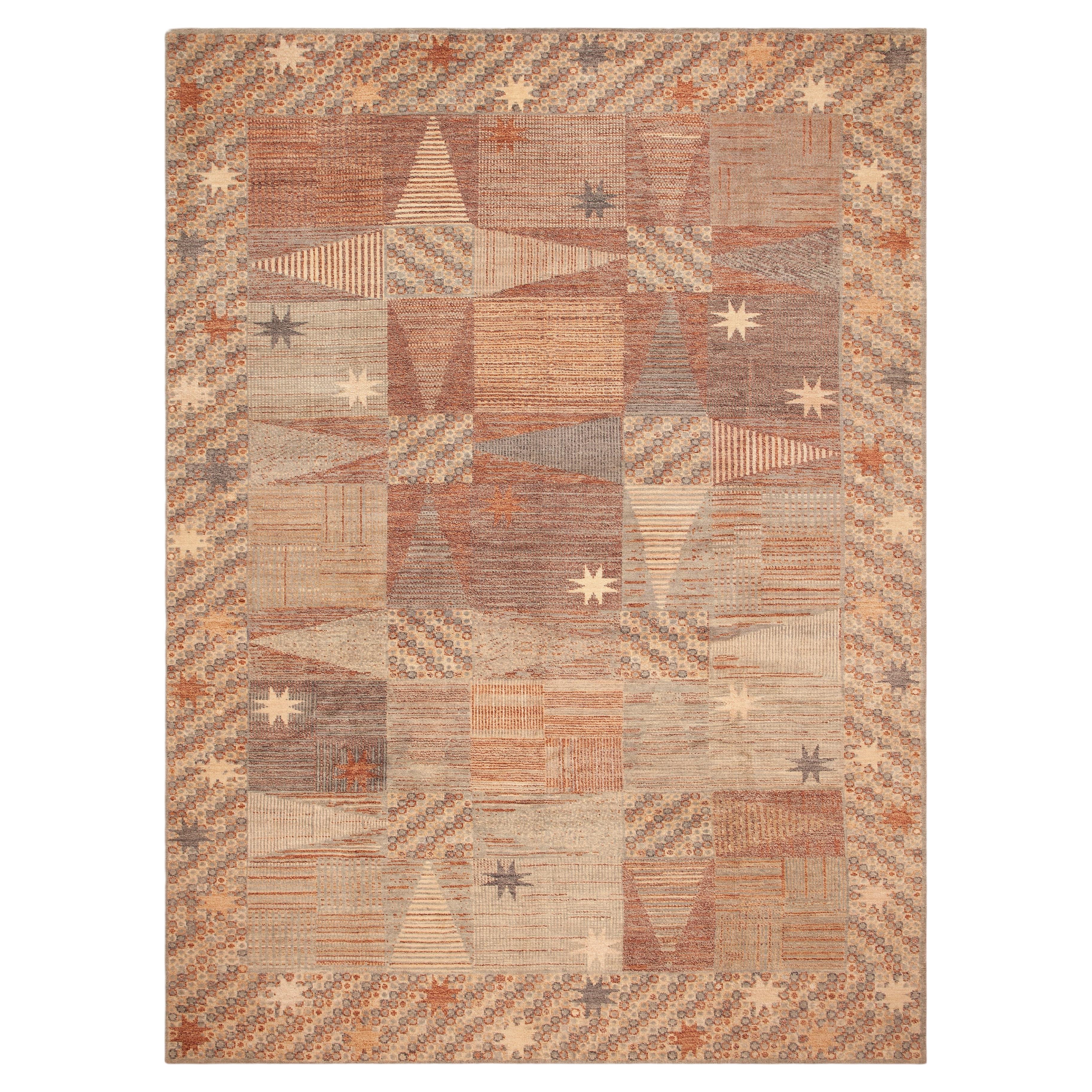 Nazmiyal Collection Moderner Teppich im schwedischen Stil 10 ft x 14 ft