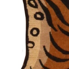 Nazmiyal Collection Modern Tibetan Tiger Rug. 2 ft x 3 ft 3 in