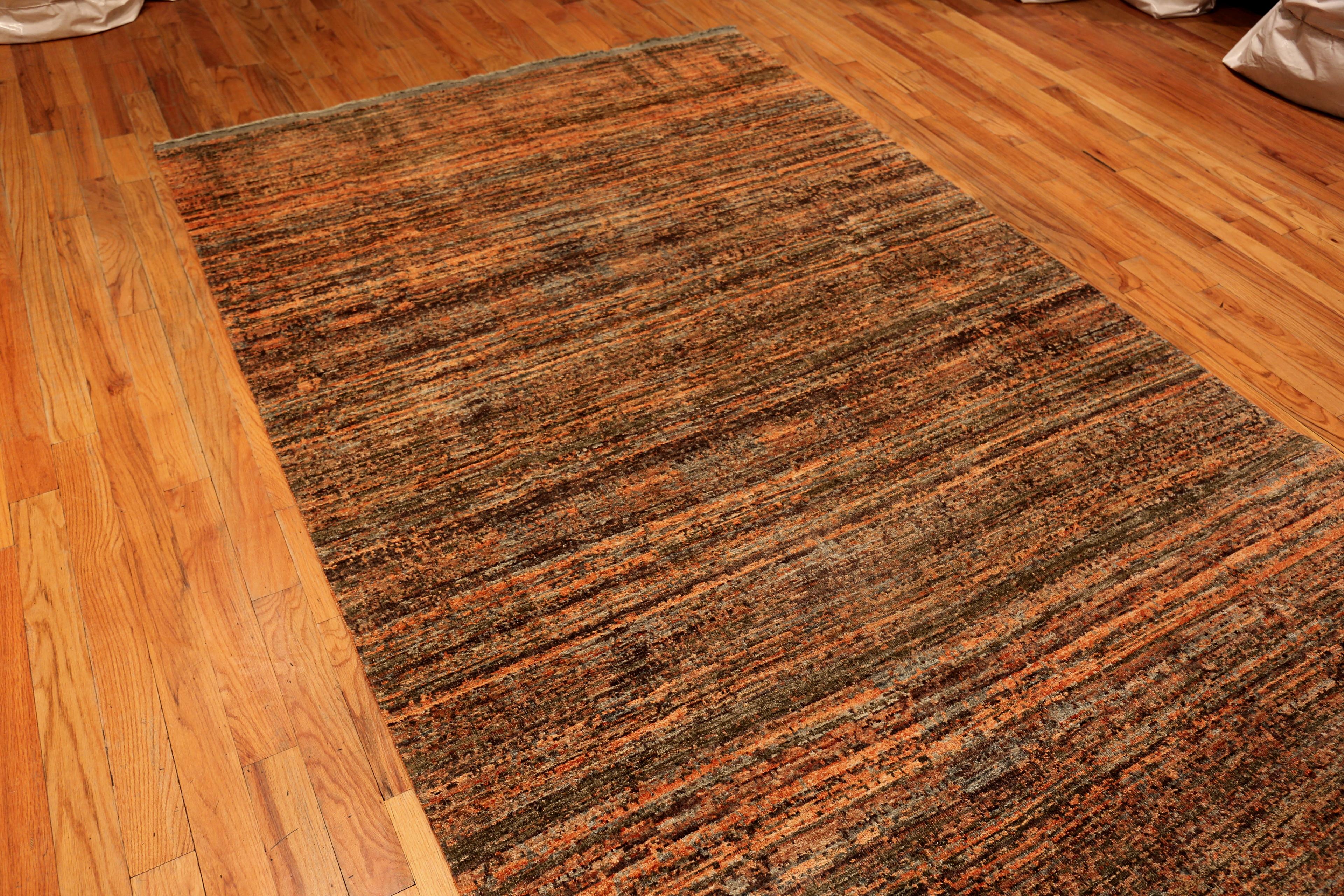 Hand-Knotted Nazmiyal Collection Modern Transitional Wabi Sabi Rug. 6 ft x 11 ft 7 in For Sale