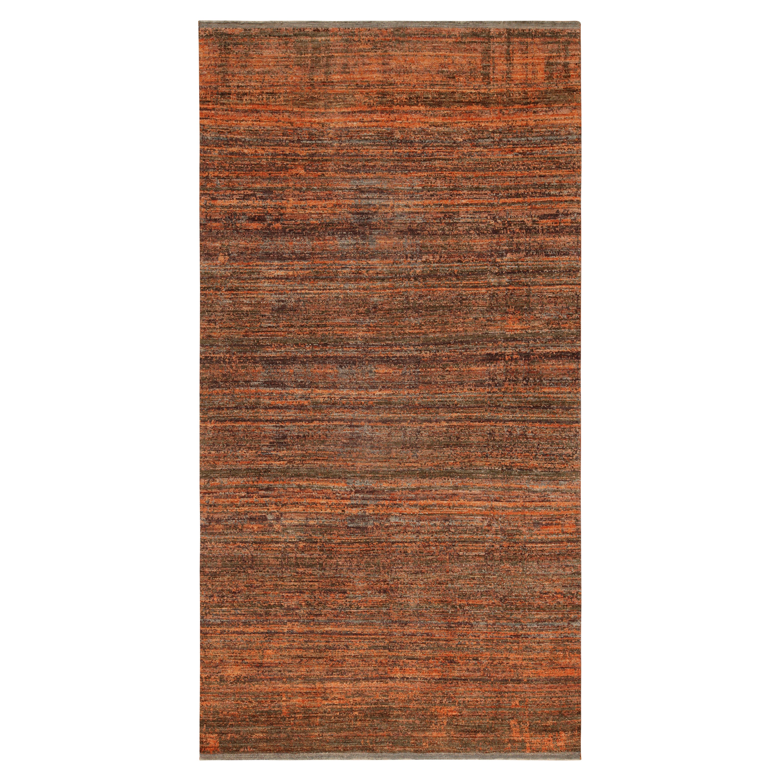 Tappeto Nazmiyal Collection Modern Transitional Wabi Sabi. 6 ft x 11 ft 7 in