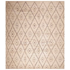 Nazmiyal Collection Alfombra de diseño bereber tribal moderno Beni Ourain 13'9" x 15'10