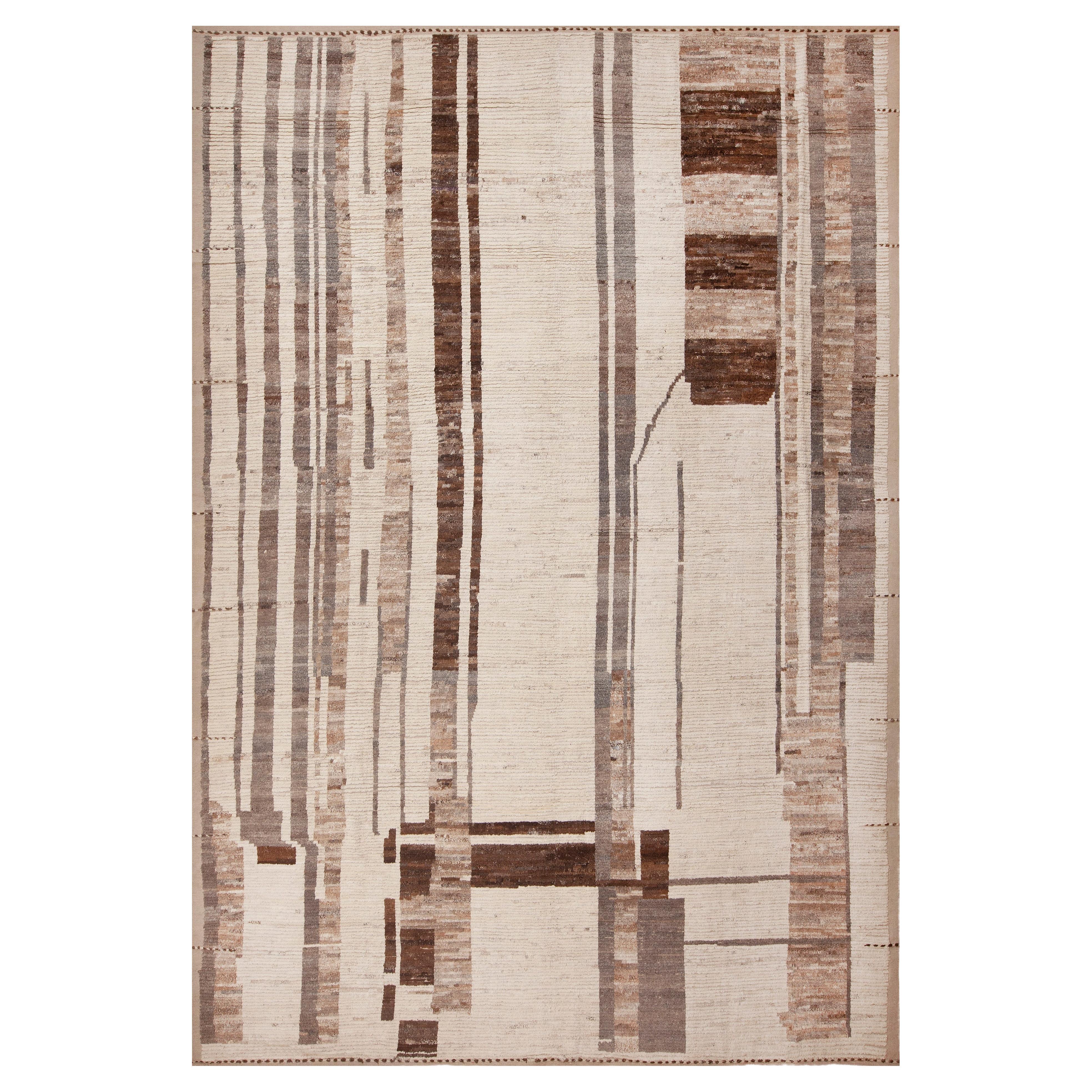 Nazmiyal Collection Modern Tribal Contemporary Large Area Rug 10'4" x 15'1" For Sale