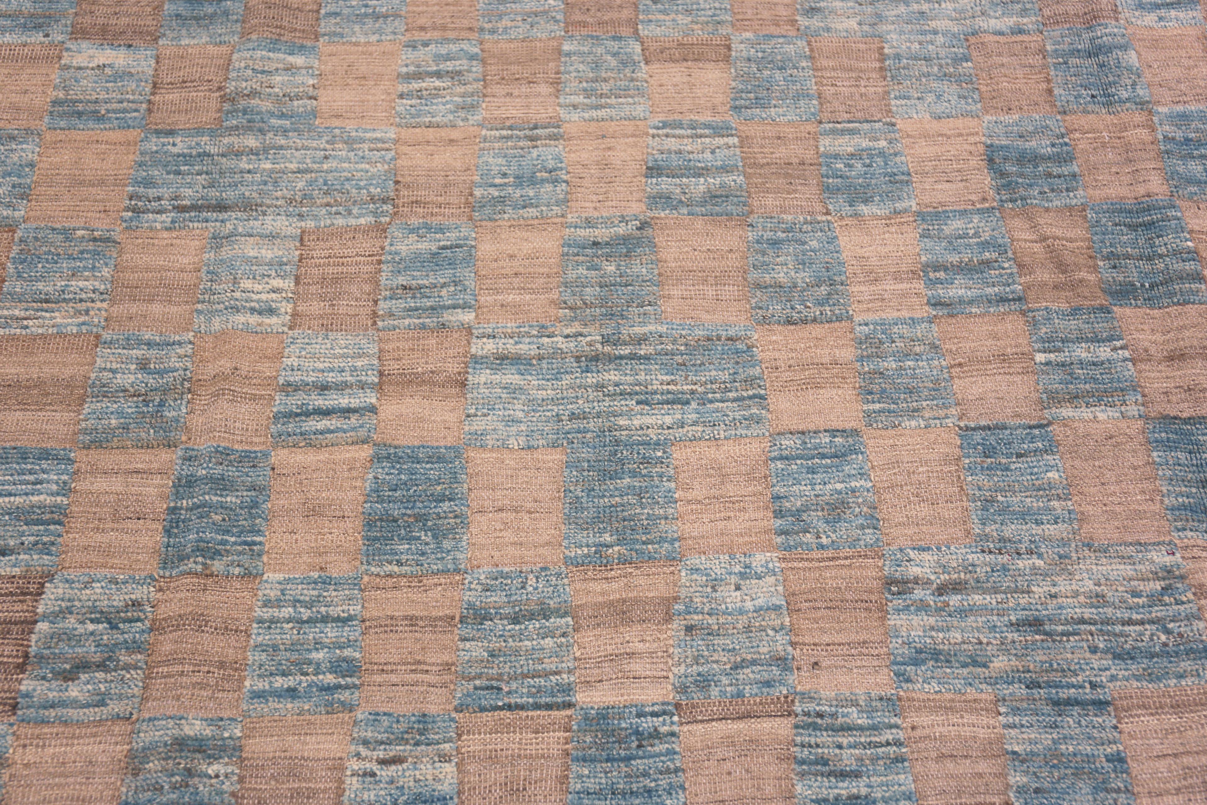 Centrasiatique Collection Nazmiyal, tapis tribal géométrique moderne, taille de pièce 8'4