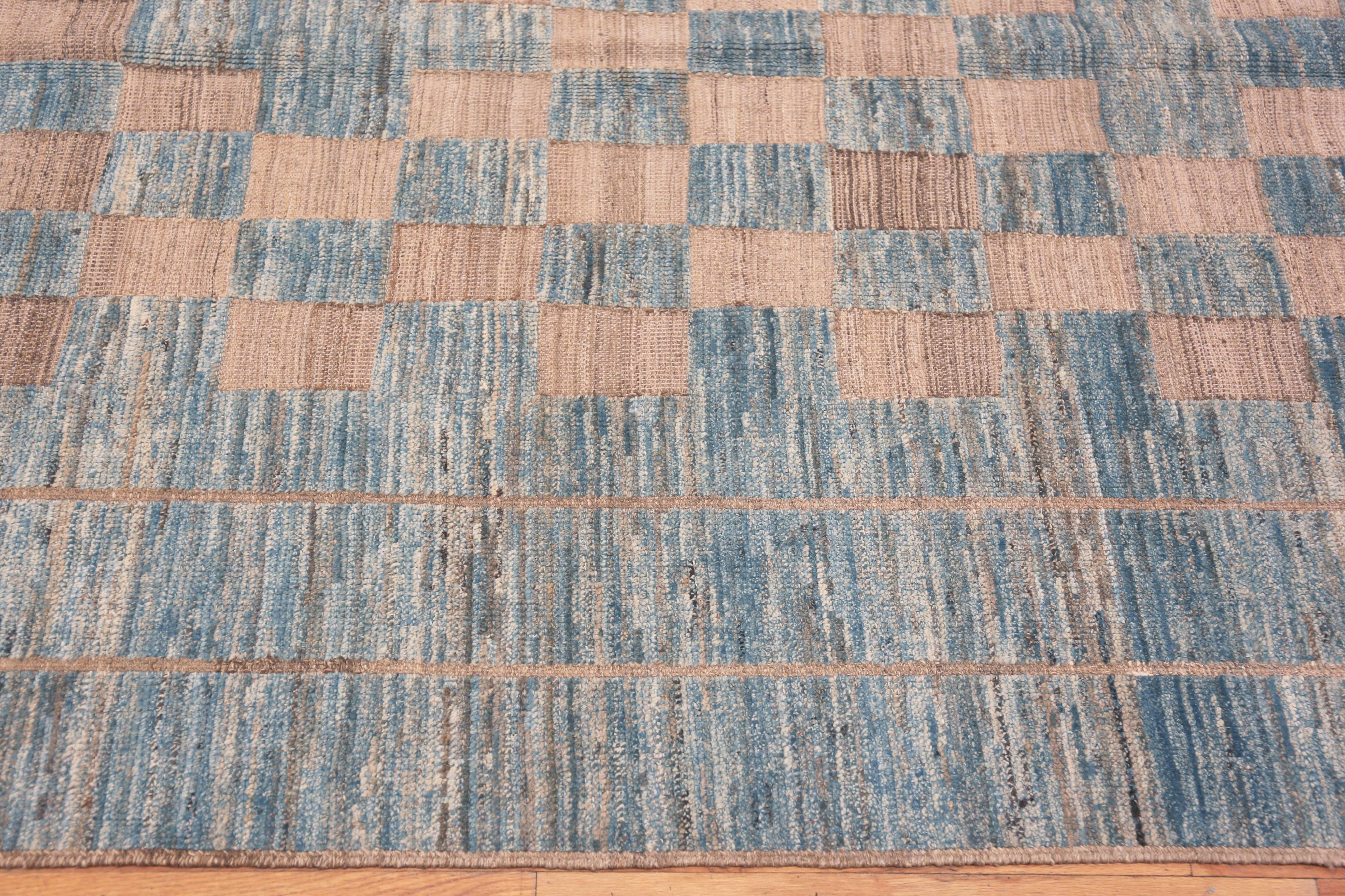 Laine Collection Nazmiyal, tapis tribal géométrique moderne, taille de pièce 8'4