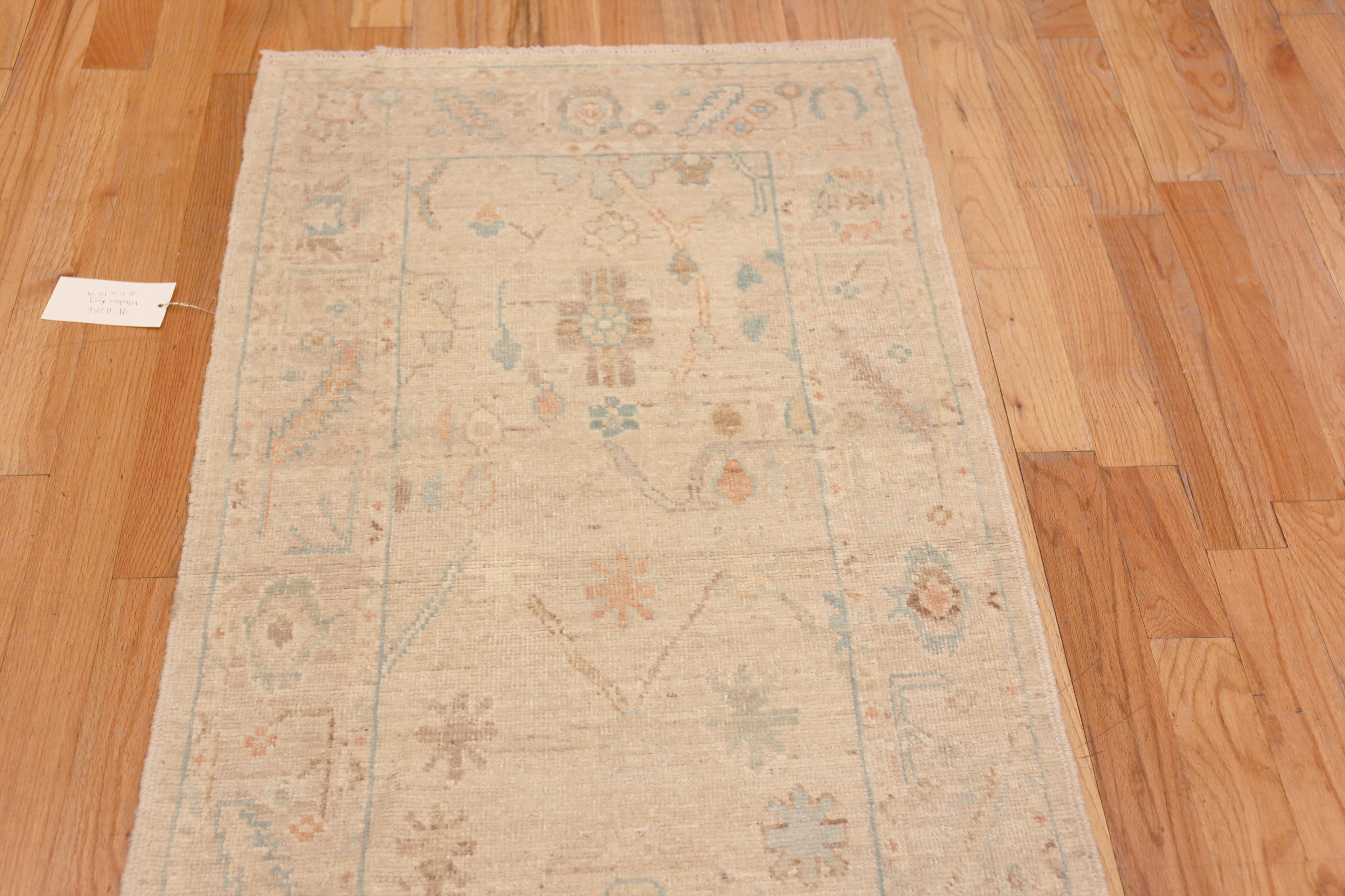 Centroasiatico Nazmiyal Collection Tappeto da corsa moderno tribale turco Design/One 2'11