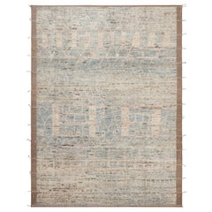 Tappeto Nazmiyal Collection Moroccan Design Modern Distressed. 9 ft 1 in x 12 ft 2in