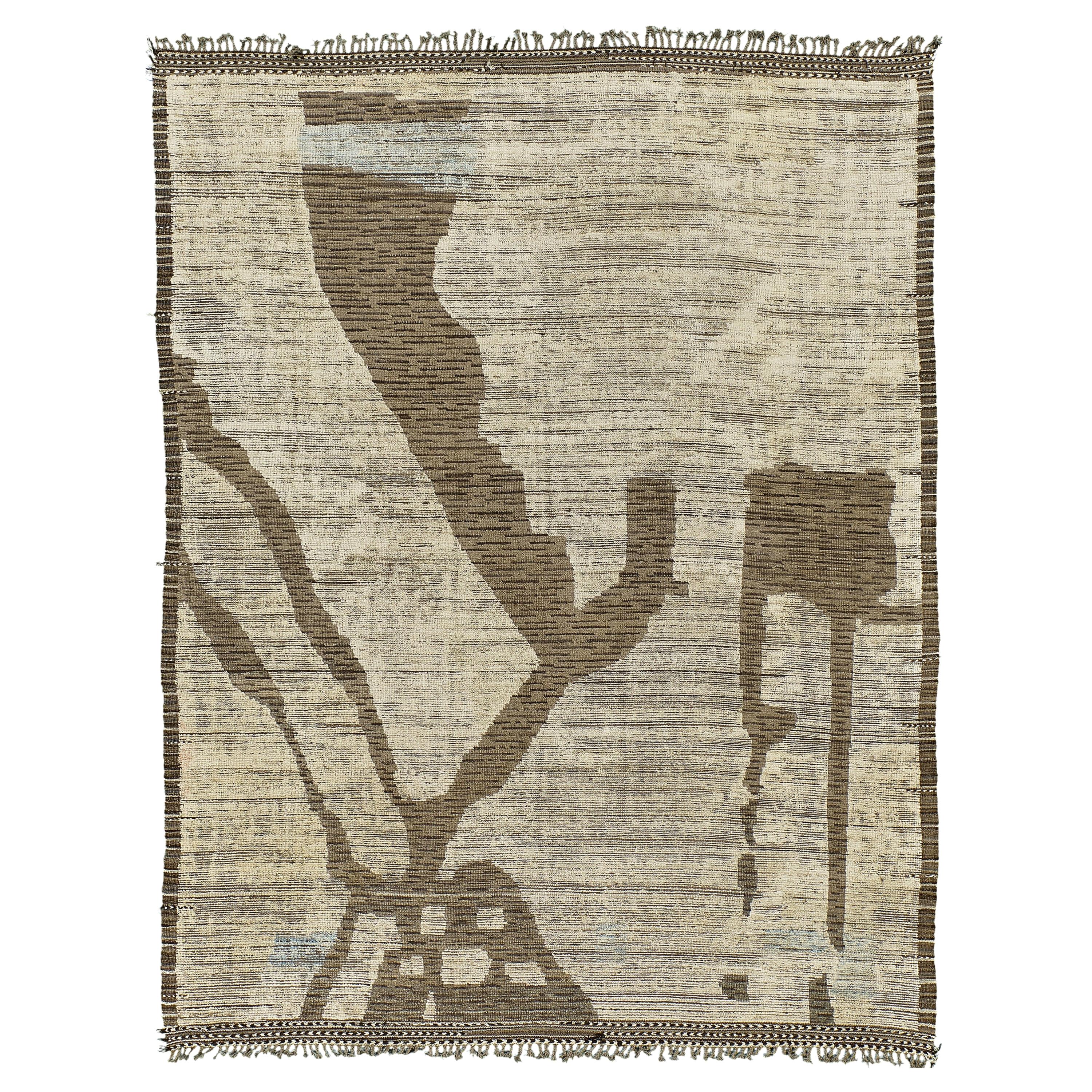 Nazmiyal Collection Nature Inspired Modern Distressed Rug 10 ft 1 in x 13 ft 4in