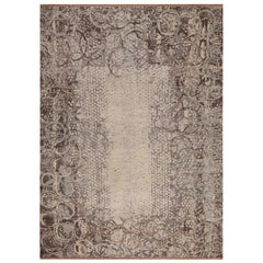 Nazmiyal Collection Alfombra Transicional Moderna Inspirada en la Naturaleza. 9 pies x 12 pies 4 pulgadas