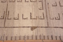 Nazmiyal Collection Neutral Cream Tribal Geometric Modern Area Rug 6'8" x 9'6"