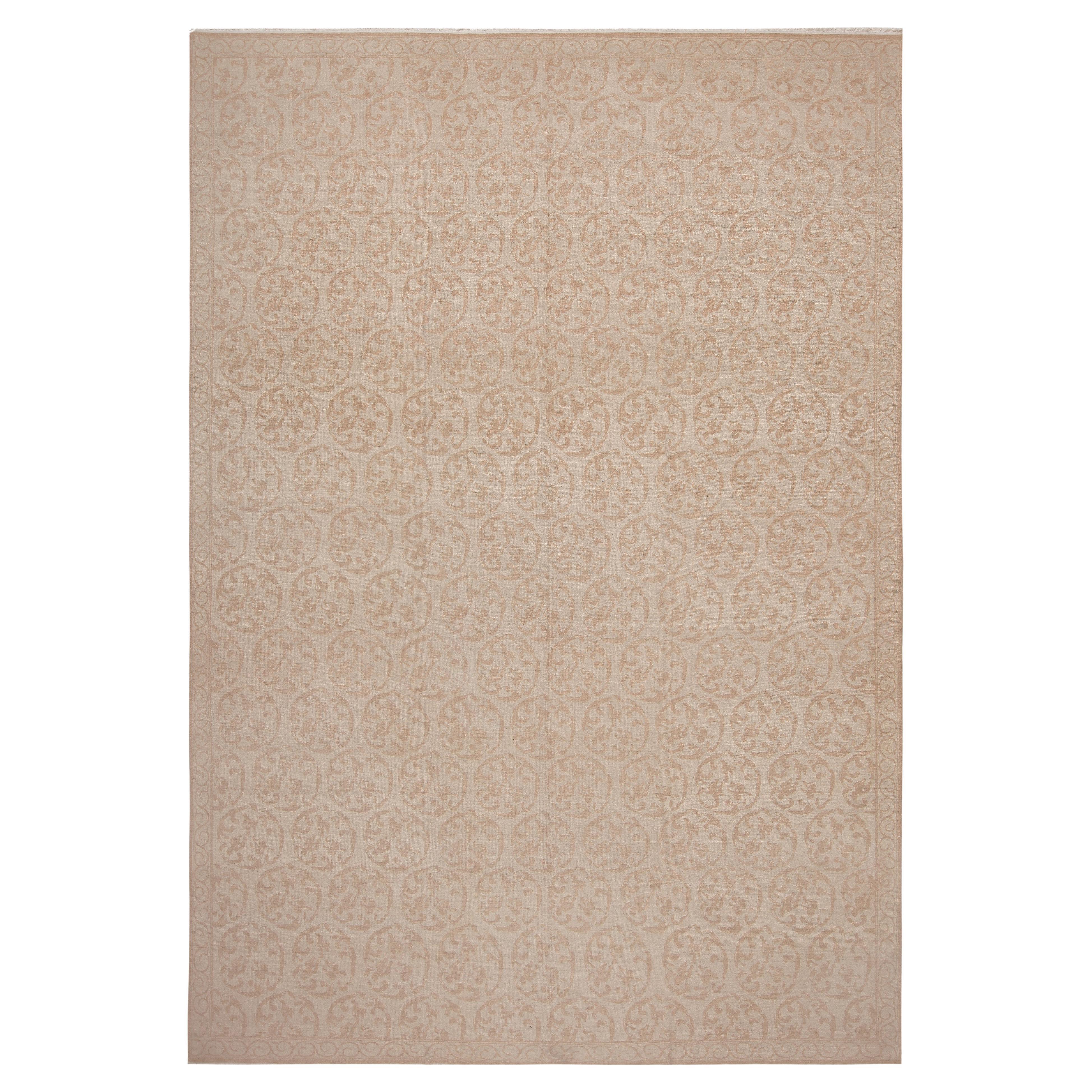 Nazmiyal Collection Neutral Modern Contemporary Area Rug 9'7" x 13'9"