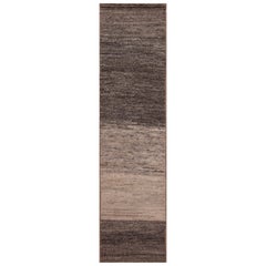 Nazmiyal Kollektion Nomadic Massiv abstrakter Abrash Moderner Läufer 3' x 12'8"