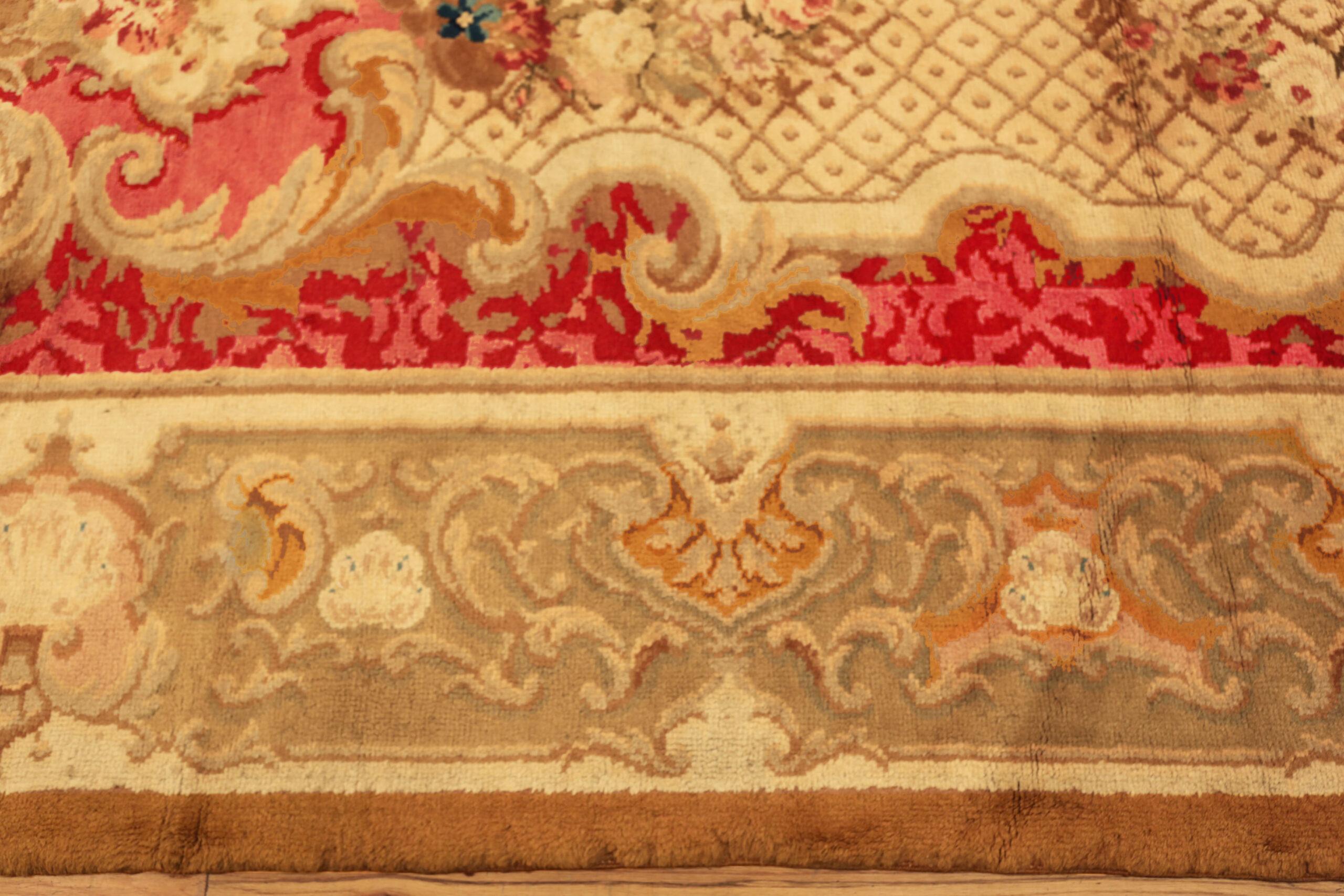 Anglais Collection Nazmiyal Collection surdimensionnée Antique English Axminster Carpet 15' x 20'7