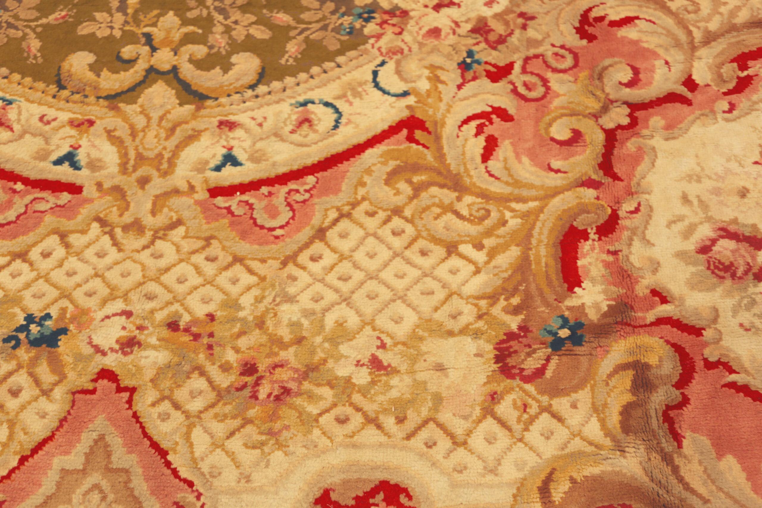 Collection Nazmiyal Collection surdimensionnée Antique English Axminster Carpet 15' x 20'7