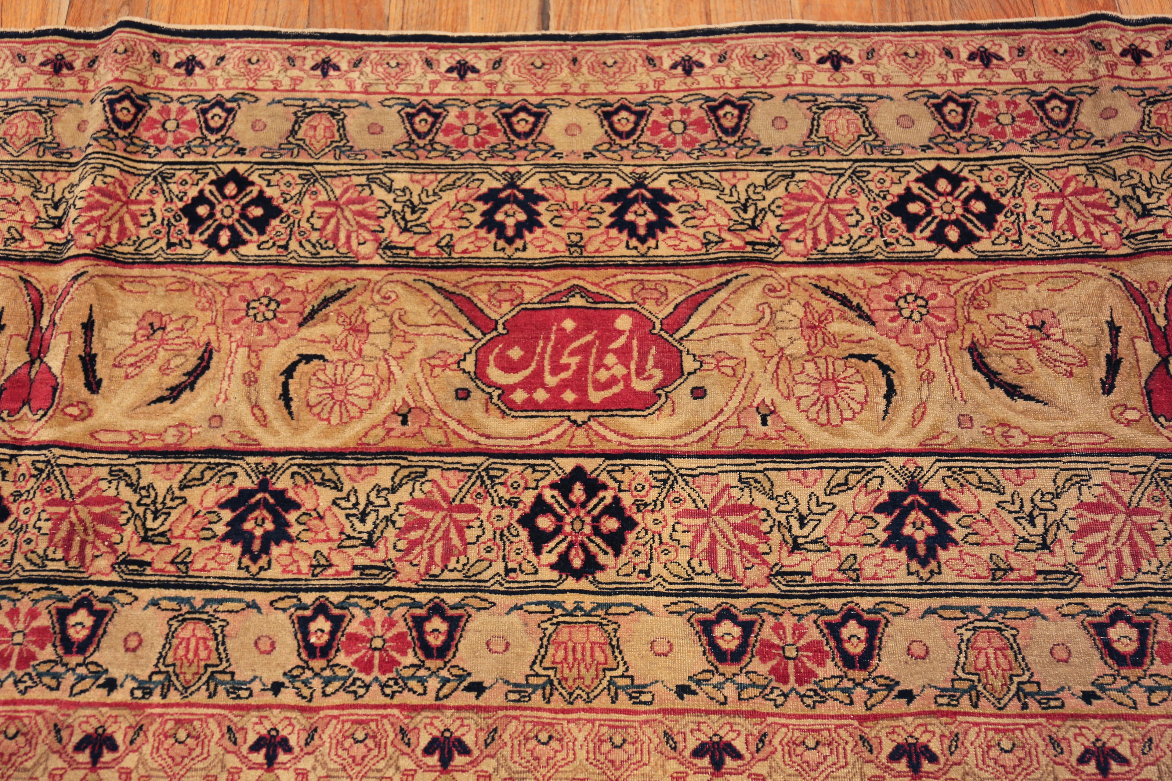 Nazmiyal Collection Übergroße antike persische Kerman Teppich 10 ft x 20 ft 5 in (Kirman) im Angebot