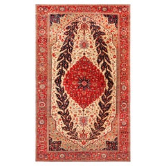 Nazmiyal Collection Übergroße antike persische Serapi Teppich 14 ft 9 in x 25 ft