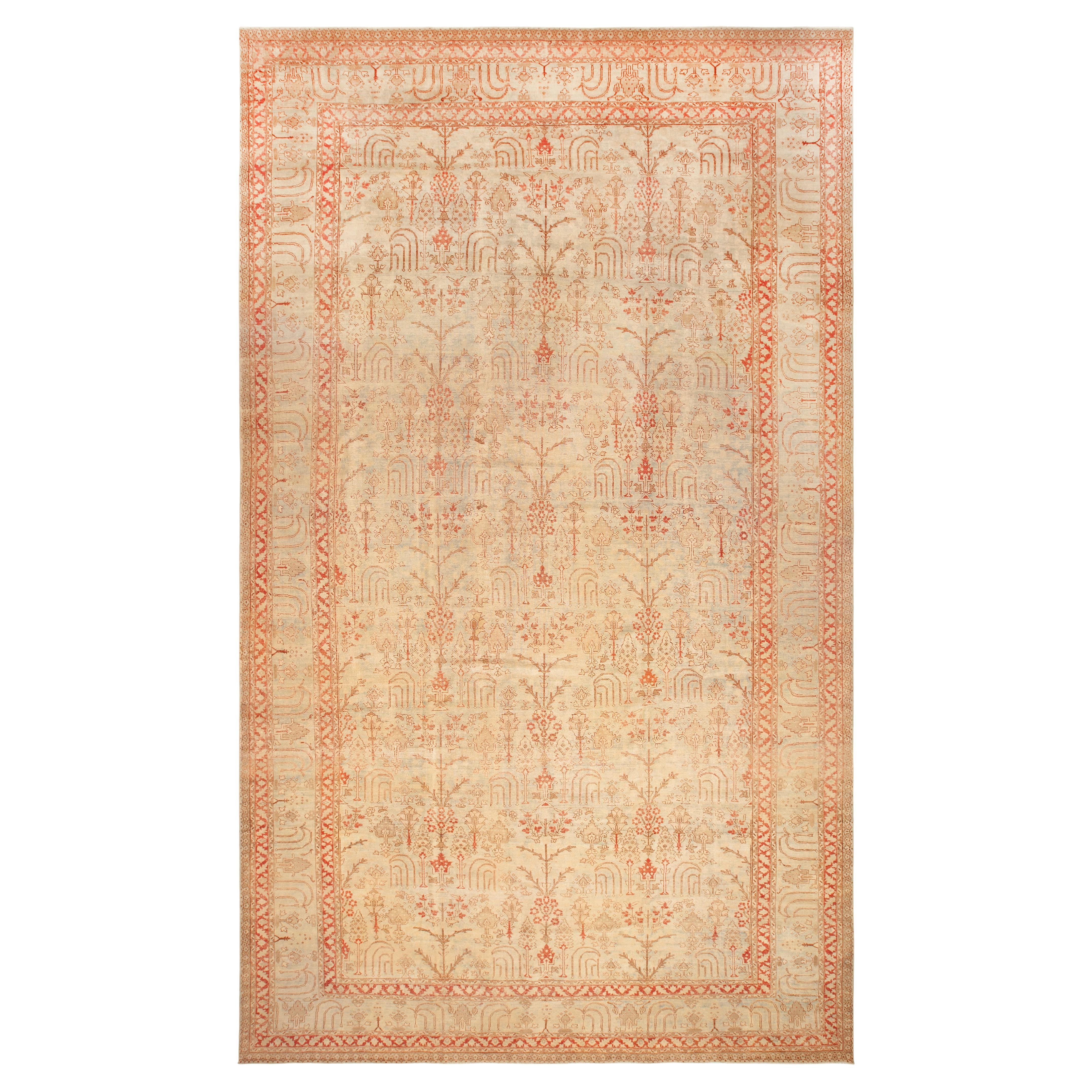 Nazmiyal Collection Oversized Antique Persian Tabriz Rug 12'3" x 20'10"