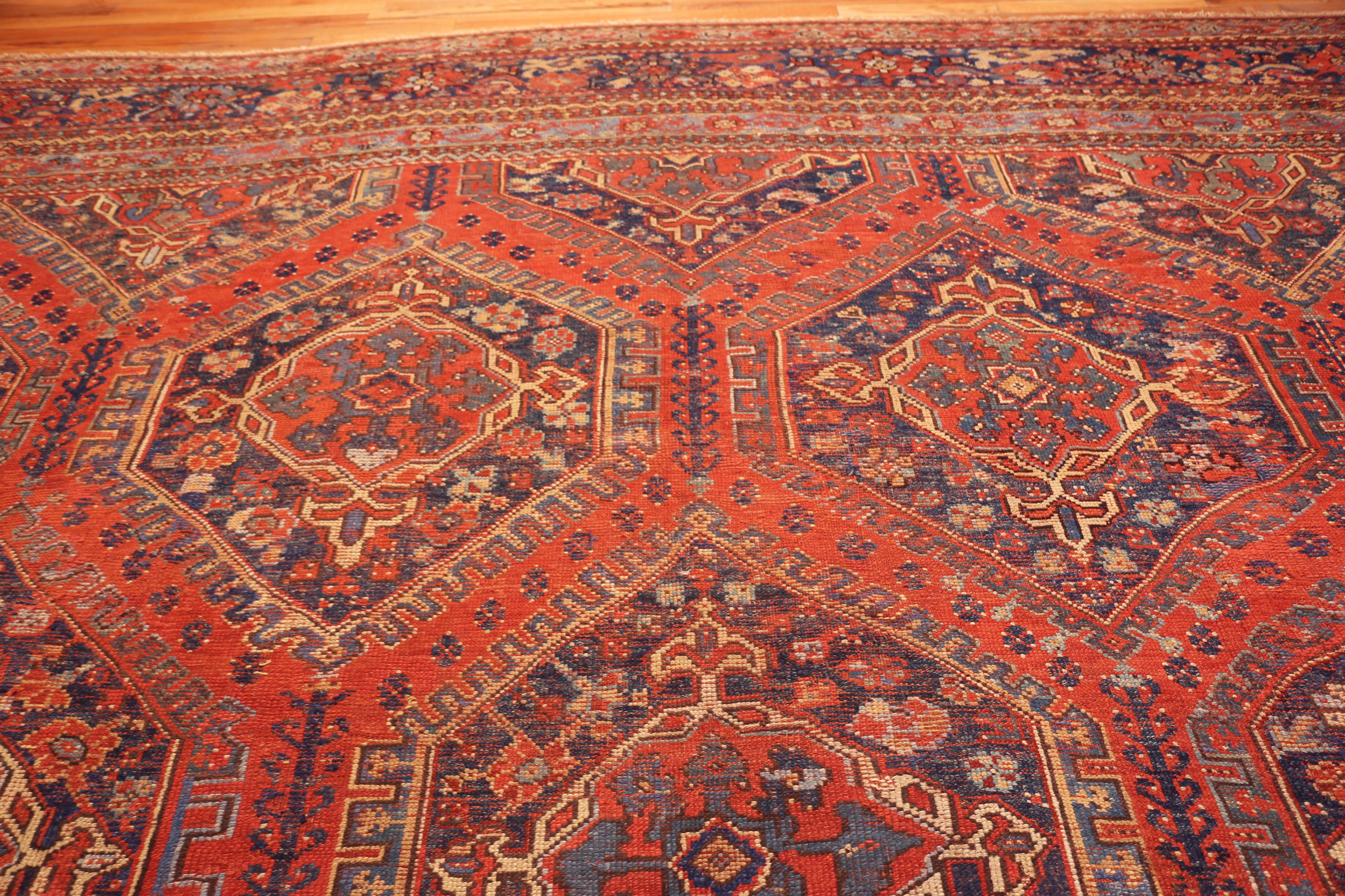 Annodato a mano Tappeto Oushak turco antico sovradimensionato Collection'S 18 ft 6 in x 21 ft 4 in in vendita