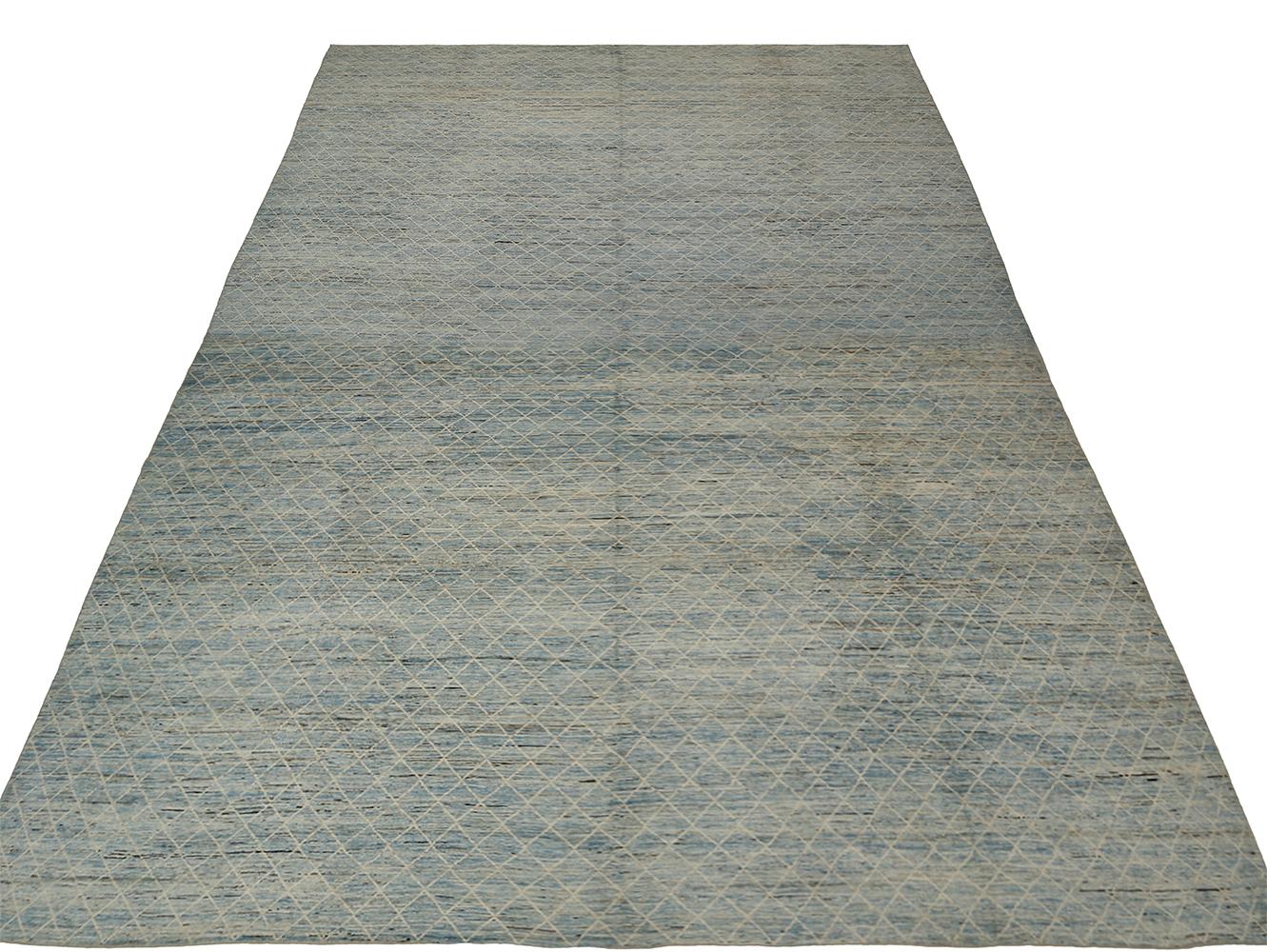 Contemporary Nazmiyal Collection Oversized Modern Moroccan Style Rug 18 ft 3 in x 26 ft 3 in