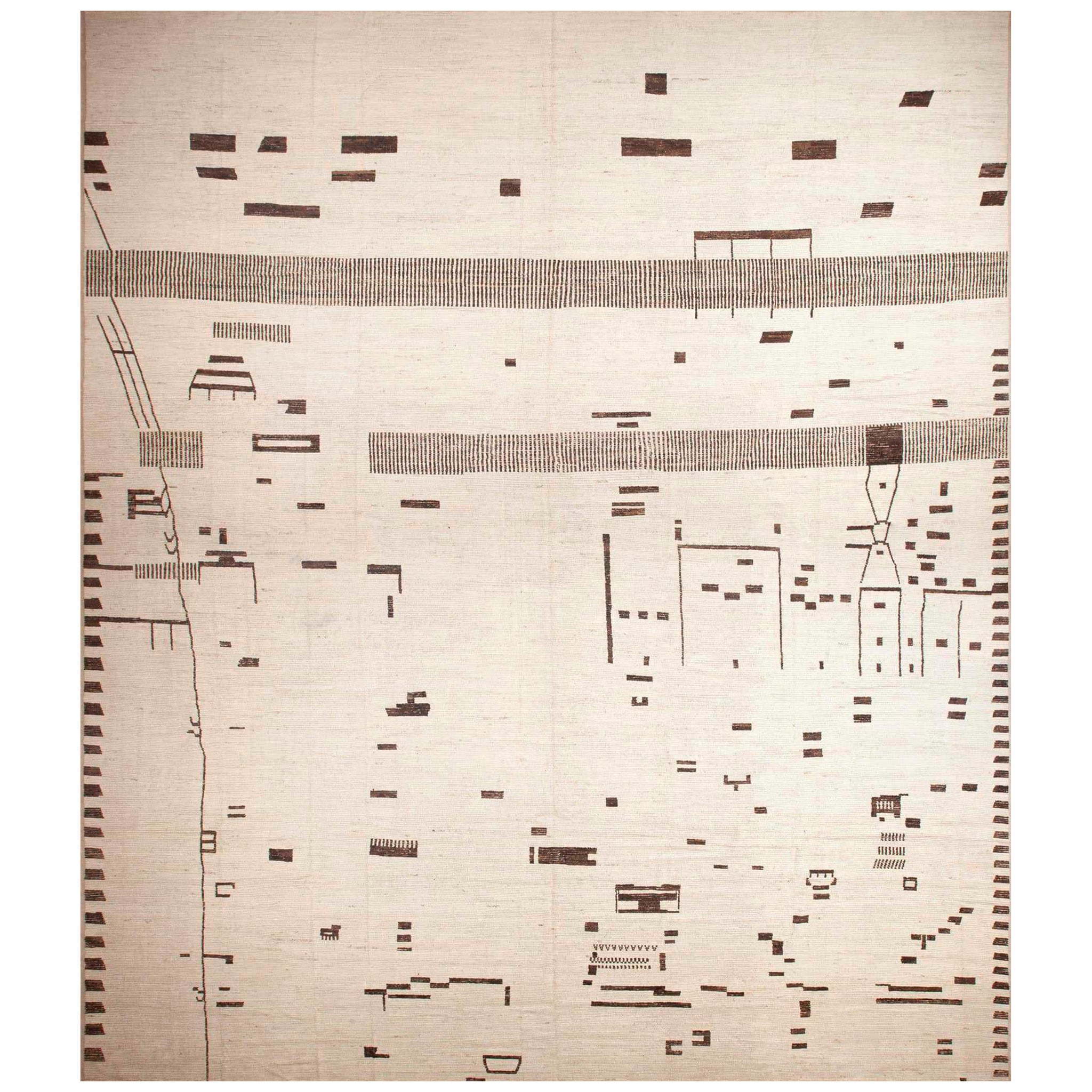 Tappeto per l'area moderna tribale geometrica sovradimensionata Collection'S 20'6" x 25'3" in vendita