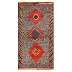 Nazmiyal Collection Alfombra Persa Gabbeh con Diamante 2 pies 6 pulgadas x 4 pies 7 pulgadas