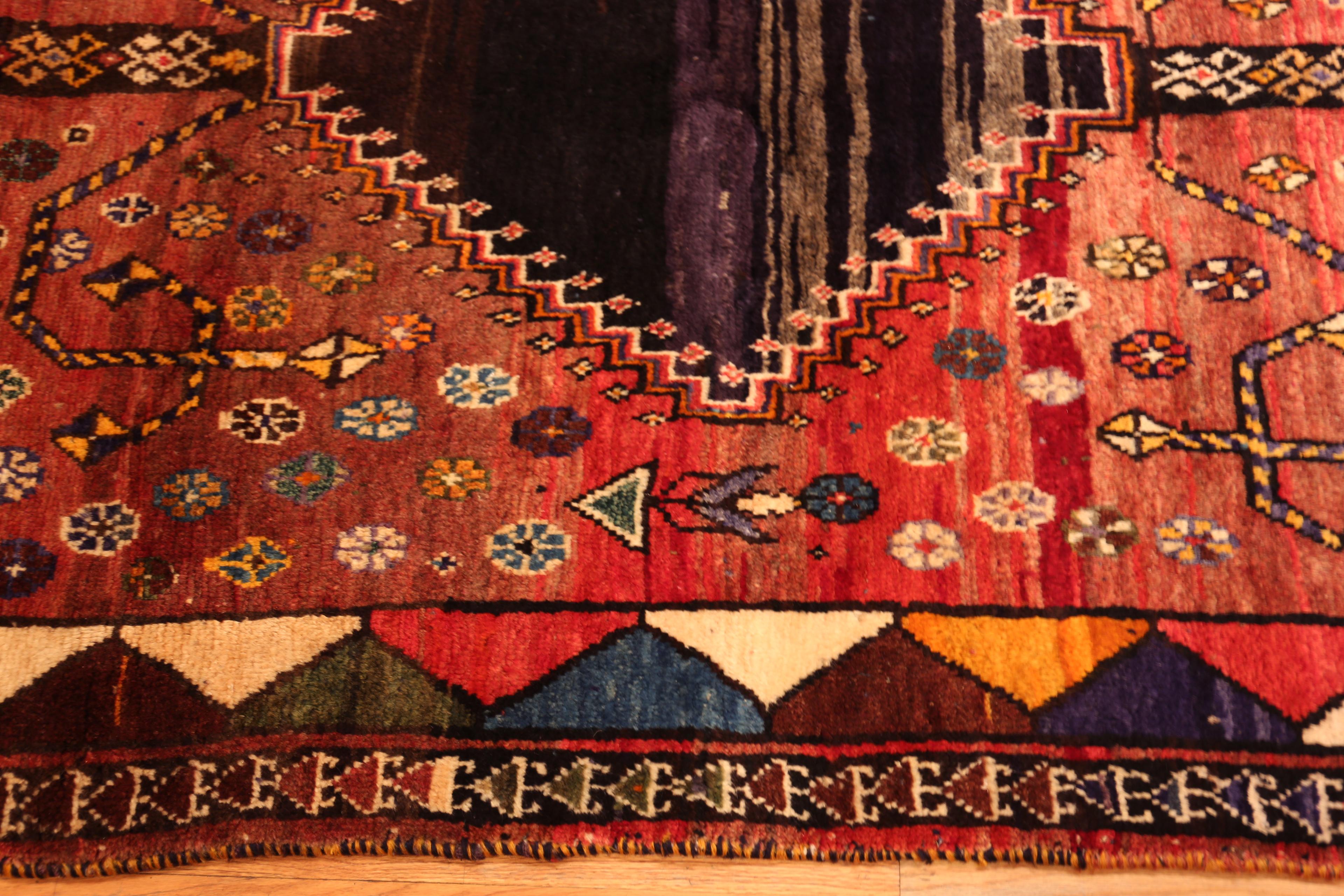 Tribal Nazmiyal Collection Persian Gabbeh Rug with Tree of Life 4 ft 4 in x 6 ft 10 in For Sale