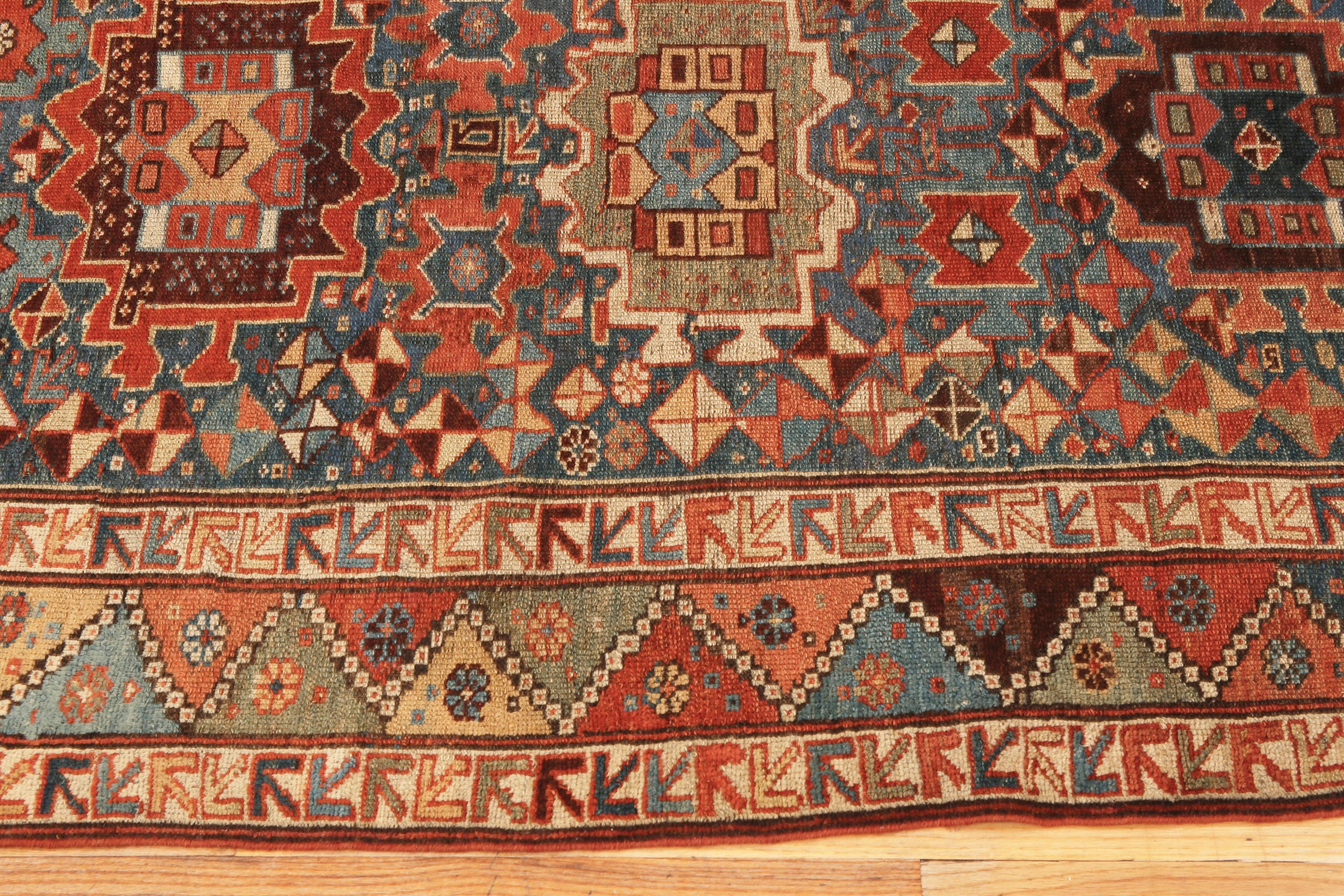 Geometrischer Läufer Teppich, Herkunftsland: Nordwest-Persien, Entstehungszeit: 1900