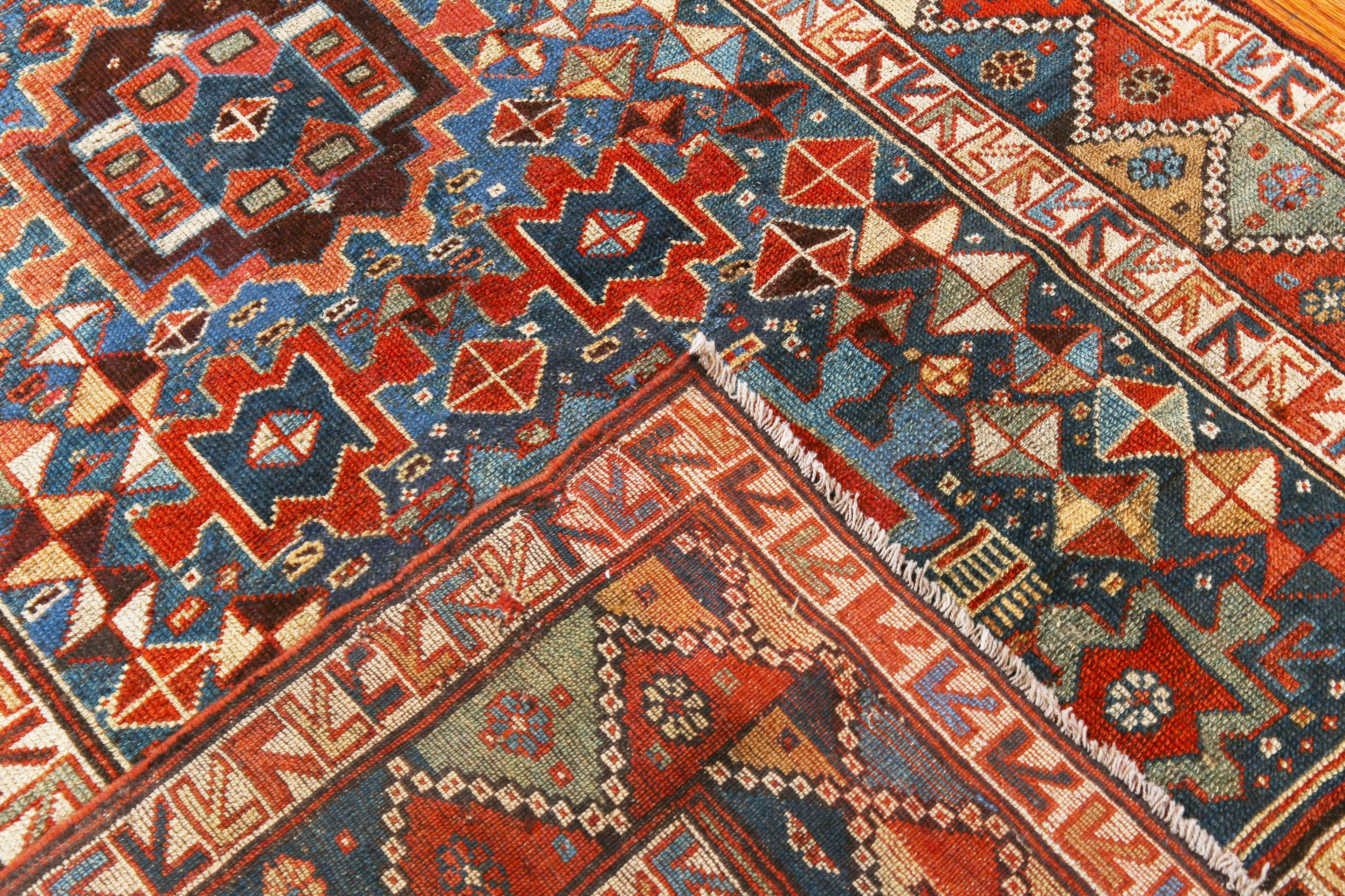Nazmiyal Collection Persisch Geometrische Läufer 4 ft x 9 ft 8 in im Angebot 1