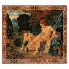 Nazmiyal Collection Persian Rug Depicting “Diane sortant du bain" 2' 10" x 4' 5"