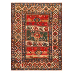 Nazmiyal Collection Rare Antique Caucasian Kazak Rug 5 ft 1 in x 6 ft 10 in