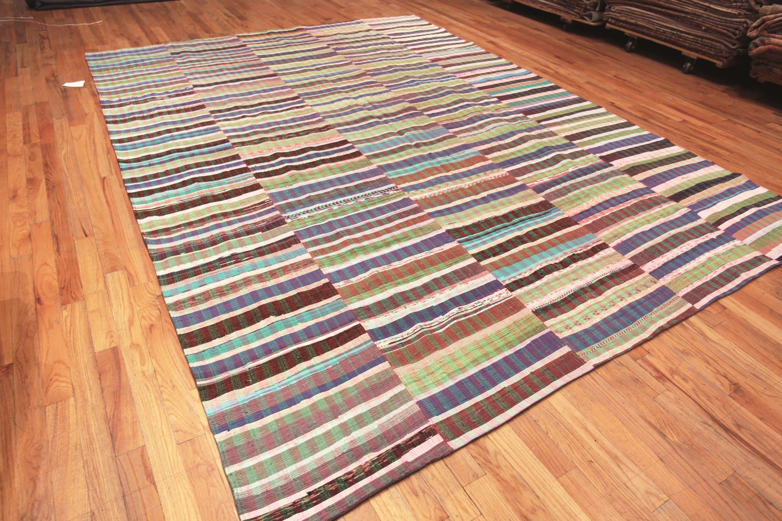 Wool Nazmiyal Collection Room Size Modern Rag Rug. 10 ft 2 in x 14 ft For Sale