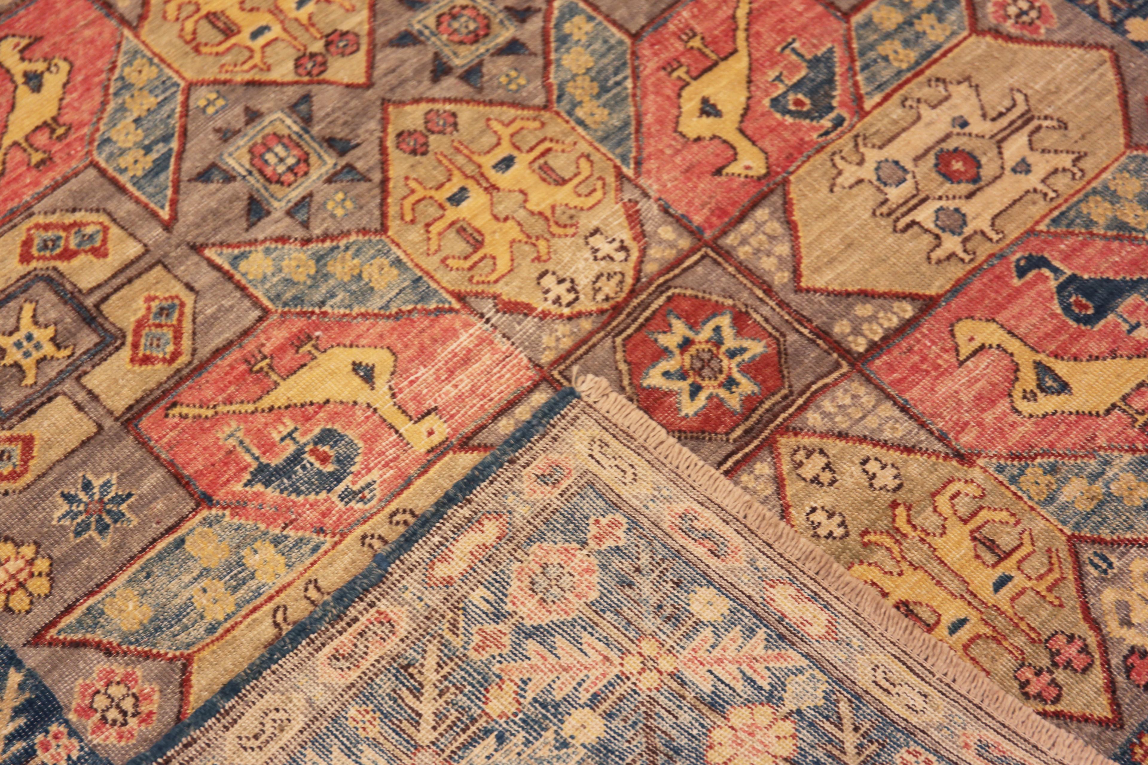 Collection Nazmiyal, couleur rustique, géométrique et moderne, tapis 4'4