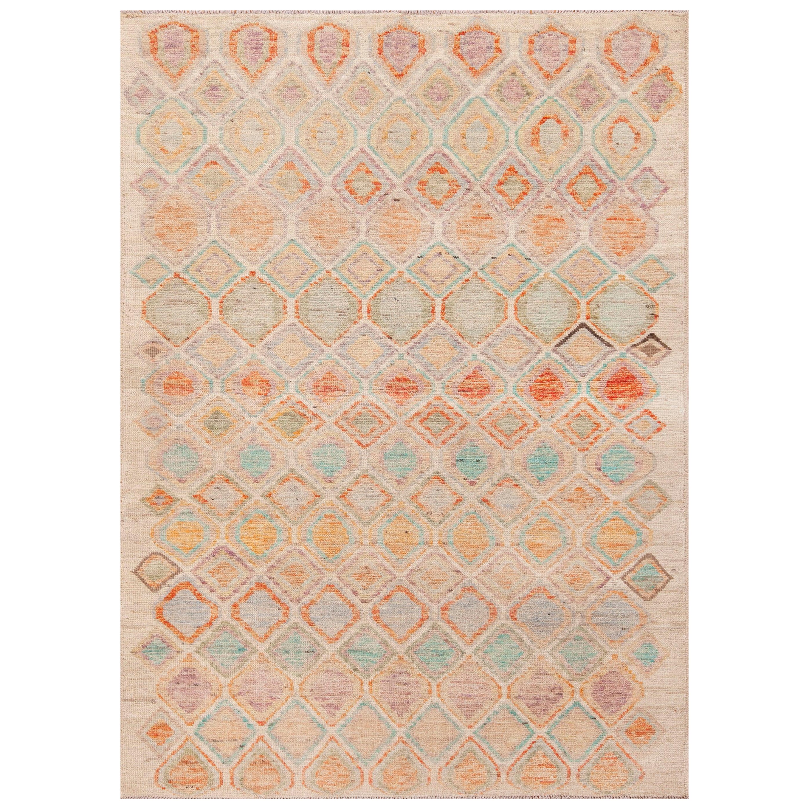 Collection'S Tappeto Geometrico Rustico Moderno di piccole dimensioni 4'3" x 5'10"