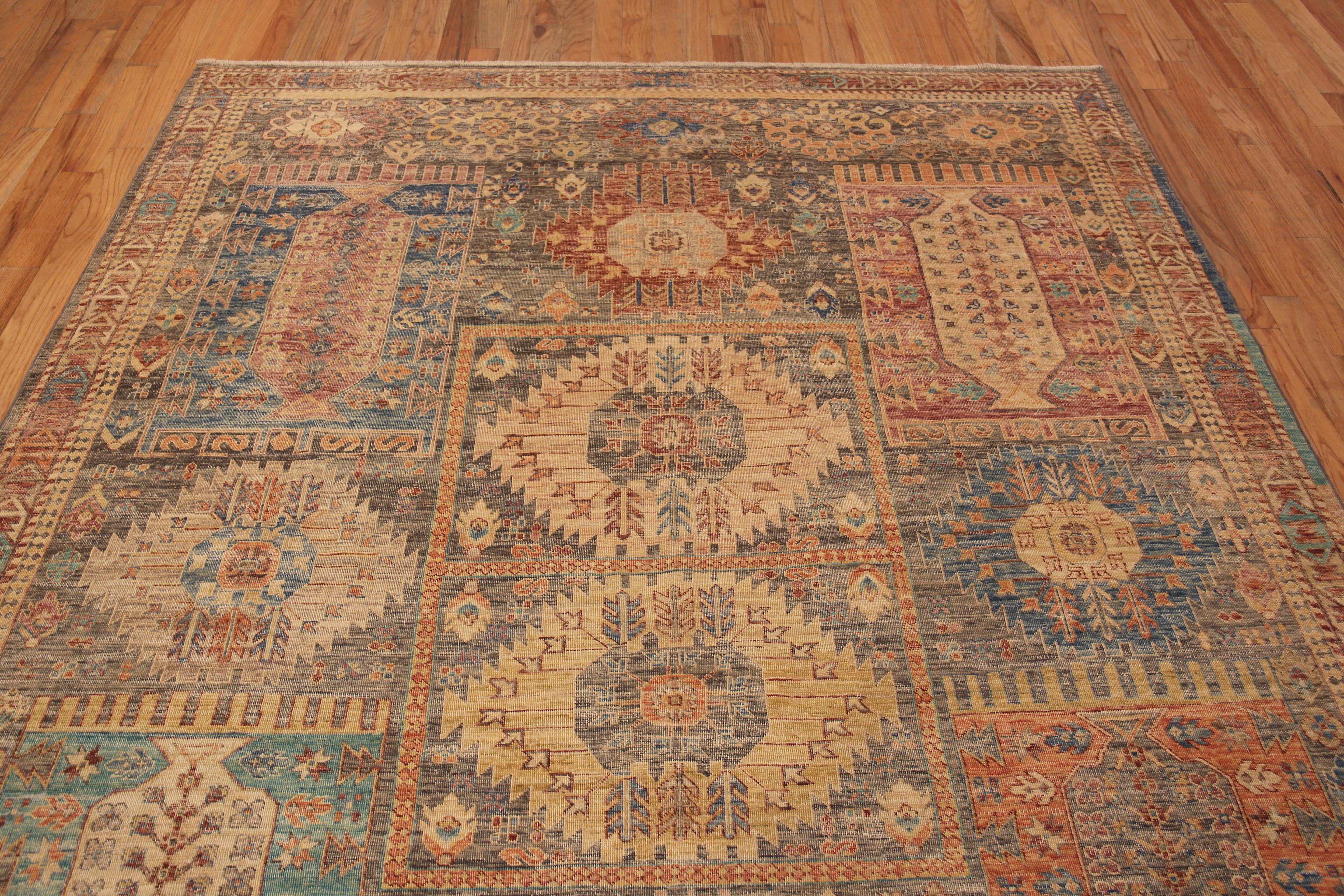 Central Asian Nazmiyal Collection Rustic Tribal Allover Design Modern Area Rug 8'3