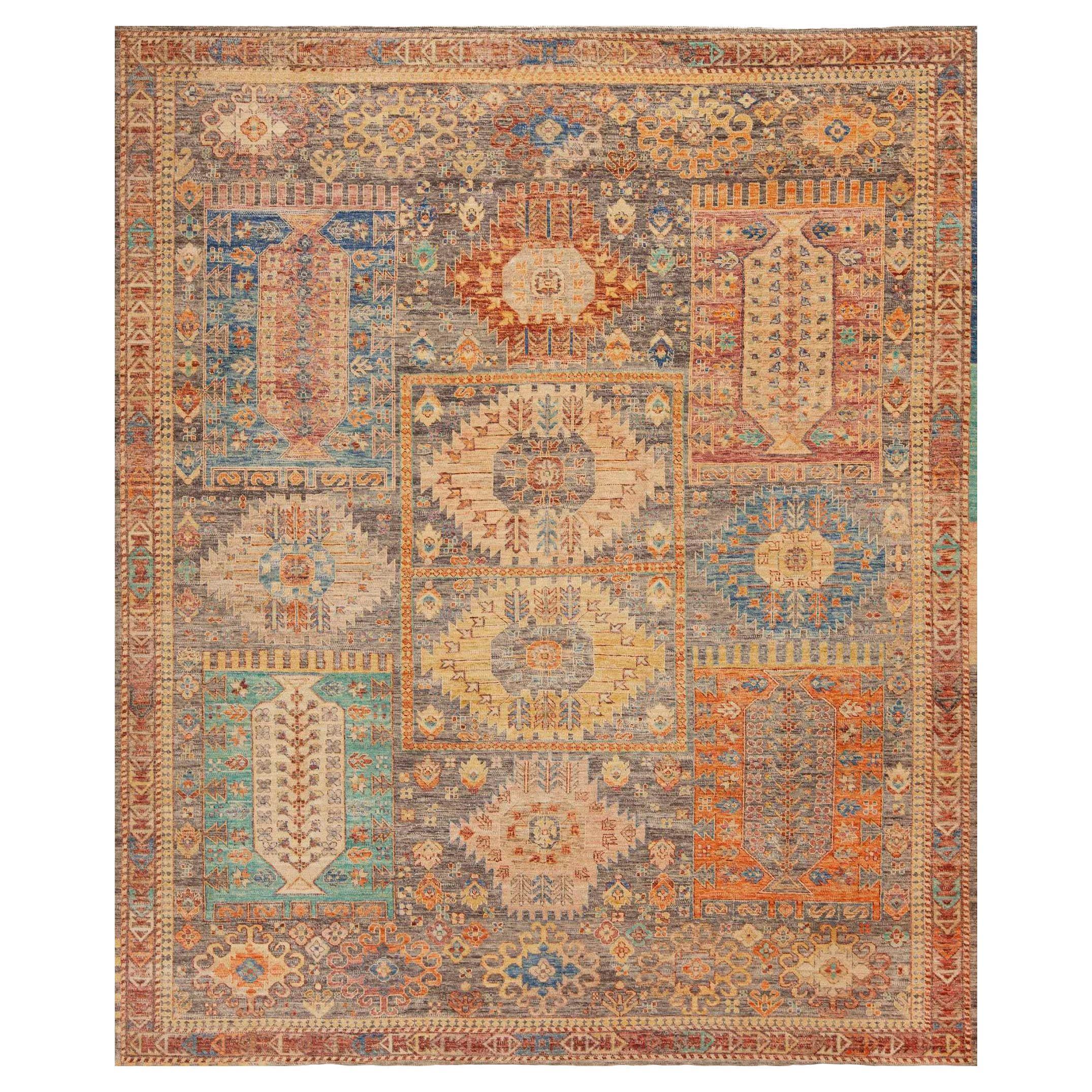 Nazmiyal Collection Rustic Tribal Allover Design Modern Area Rug 8'3" x 9'6"