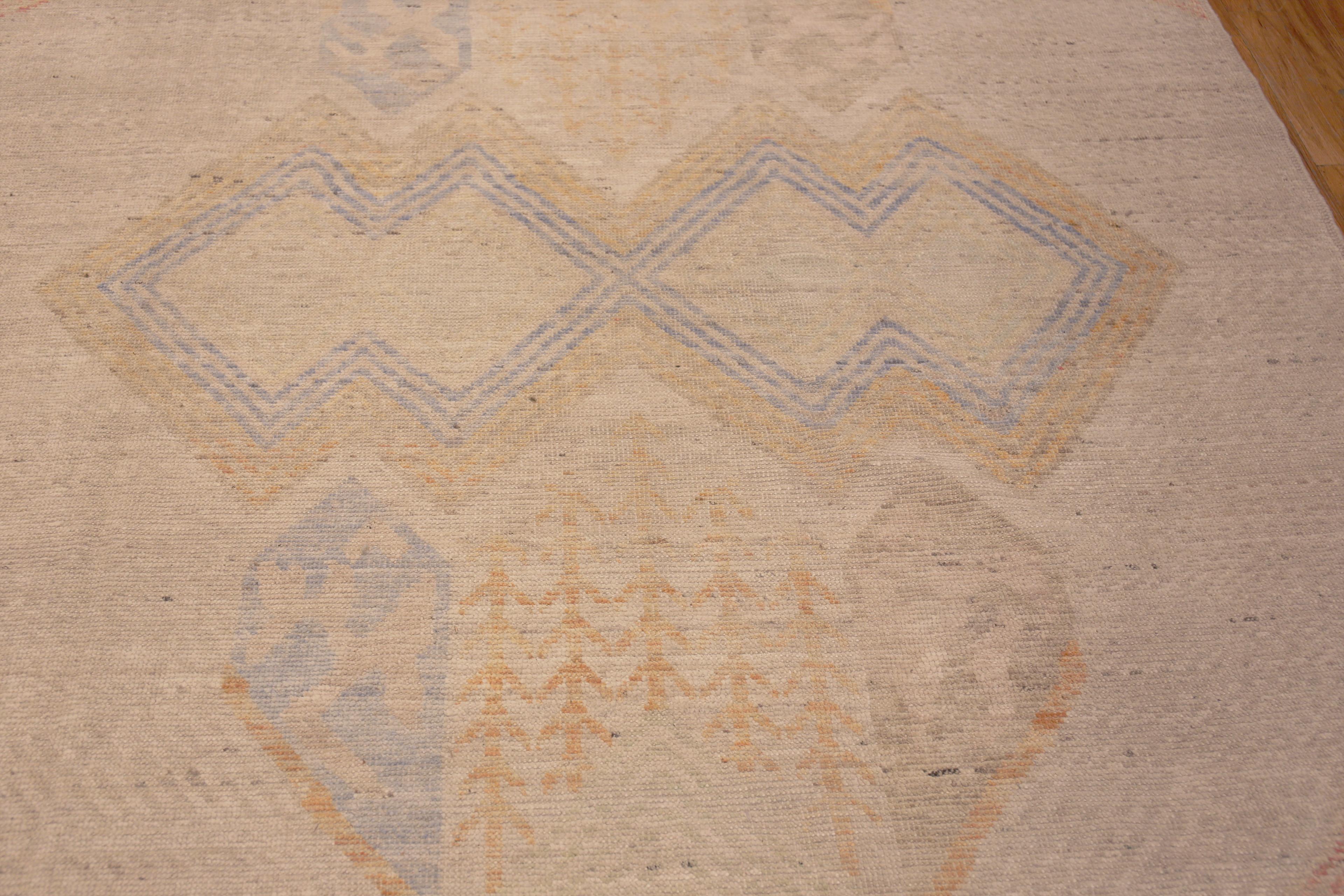 Wool Nazmiyal Collection Rustic Tribal Geometric Design Modern Area Rug 14' x 16'2