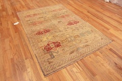 Nazmiyal Collection Alfombra rústica de diseño geométrico tribal moderno 5'9" x 8'4