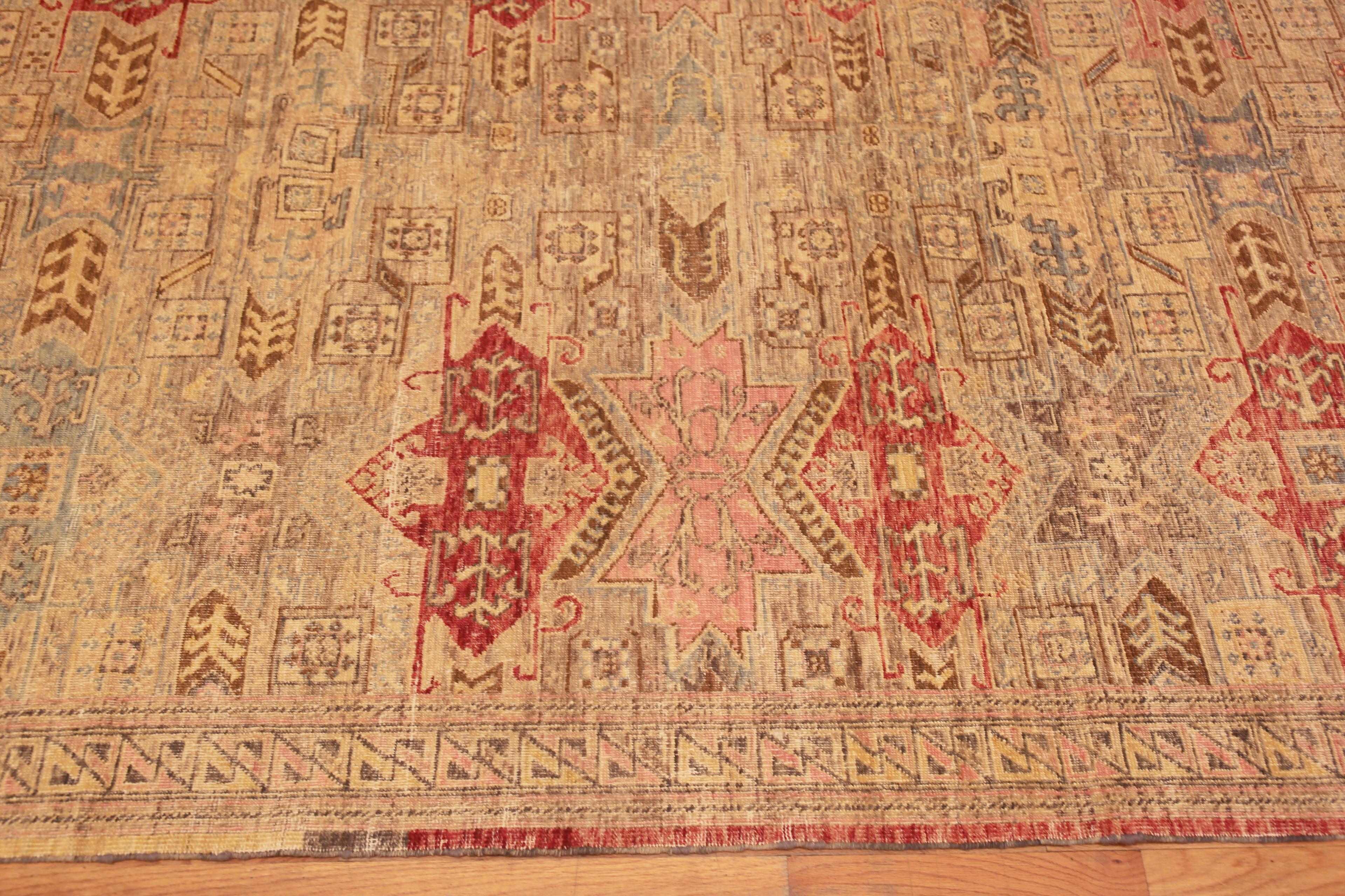 Nazmiyal Collection Tappeto per l'area moderna con design geometrico tribale rustico 5'9