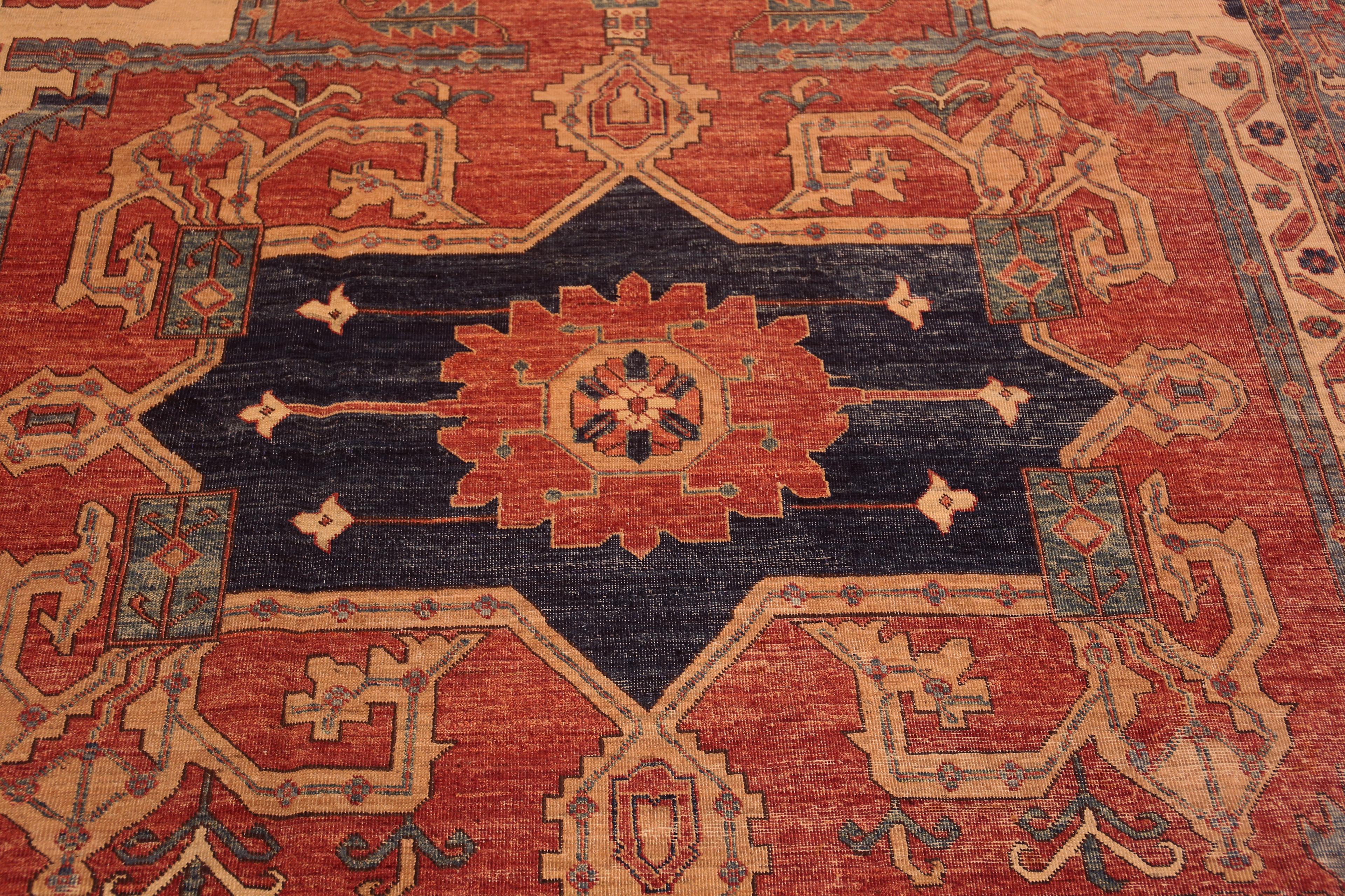 Nazmiyal Kollektion Rustikaler moderner Teppich im persischen Stammes-Design 8'2