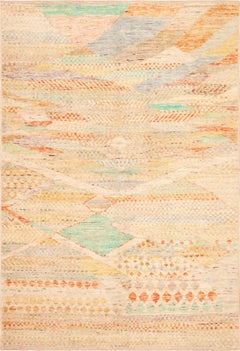 Nazmiyal Collection Alfombra moderna contemporánea equilibrada sin fisuras 4" x 6